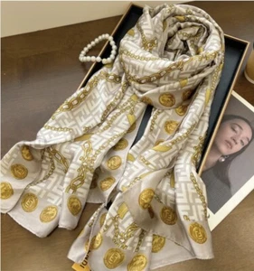 Silk 90X180CM Multi-Colored Fashion Scarf - Picture 1 of 1
