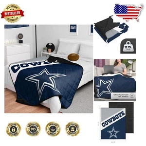 Elegante manta ponderada Dallas Cowboys 60" x 80" - NFL con licencia oficial - Imagen 1 de 8