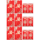 12 Pcs Surname Red Packet Packets New Year Money Envelope Bride Bag
