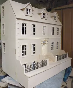 1/12 scale Dolls House Dalton House 3ft wide with Basement KIT by DHD - Picture 1 of 9