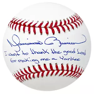 Mariano Rivera Yankees Signed Making Me A Yankee Inscribed Official Baseball JSA - Picture 1 of 2