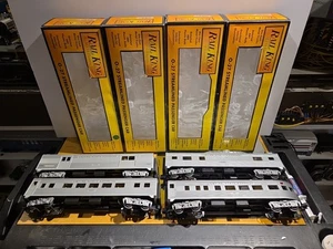 MTH Railking 30-6113 NUEVA YORK CENTRAL EMPIRE STATE EXPRESS JUEGO DE 4 VAGONES CALIBRE O  - Imagen 1 de 19