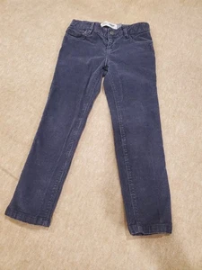 Old Navy Girls Black Corduroy Sparkly Skinny Jeans T5 Adjustable Waist - Picture 1 of 7