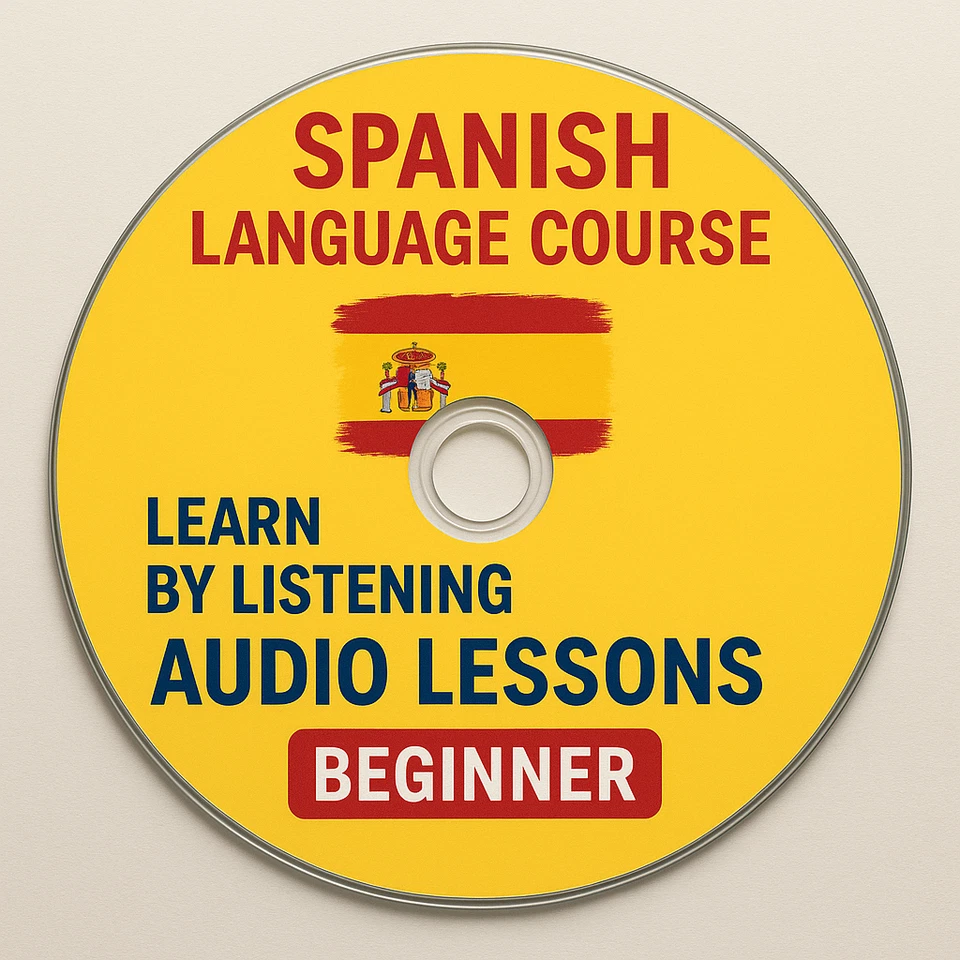 Spanish Language Course on CD or USB | Learn by Listening Audio Lessons Beginner - Image 1 of 1