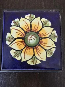 Sintopress Made In Italty Ceramic Tile With Pedestal Italian Pottery - Picture 1 of 6
