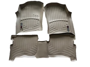 WeatherTech 1996-2002 Toyota 4Runner Front and rear mats set of three Tan - Picture 1 of 4