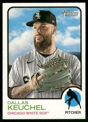 Dallas Keuchel 2022 Topps Heritage Chicago White Sox #133 Near Mint or Better - Image 1 of 2