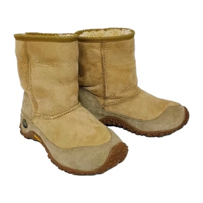 Botas de invierno Merrell Yeti camaleón gamuza piel de oveja piel de oveja TAUPE para mujer talla 6 Foto 1 de 4