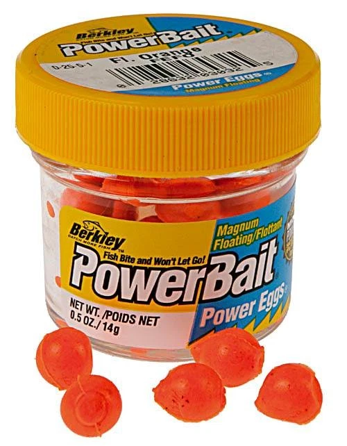 Berkley Power Bait Eggs fluo orange Lachseier Forellenköder Barschköder - Bild 1 von 1