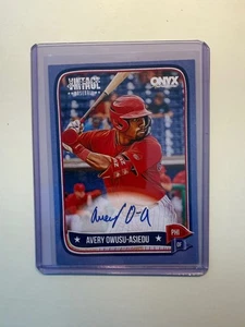 2024 Onyx Vintage Extended #VAAVOW Avery Owusu-Asiedu Auto Numbered /25 - Picture 1 of 2