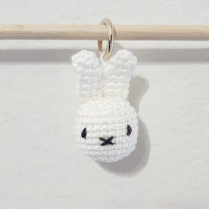 Coniglietto Coniglietto Miffy Face 3" Peluche Portachiavi Borsa Charm - Foto 1 di 3