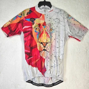Camiseta deportiva de ciclismo Weimostar Lion para hombre XXL manga corta transpirable multicolor - Imagen 1 de 8