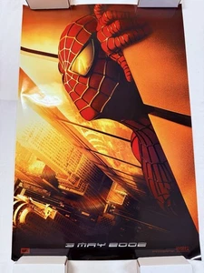 RECALLED 2002 SPIDERMAN DS 27x40 ORIGINAL TWIN TOWERS MOVIE POSTER UNUSED RARE - Picture 1 of 9