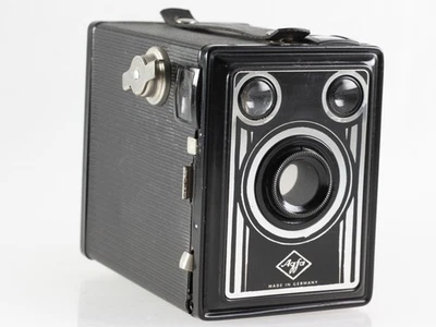 Boxkamera Kamera Agfa Synchro Box Kamera Rollfilmkamera 6x9 - Bild 1 von 4