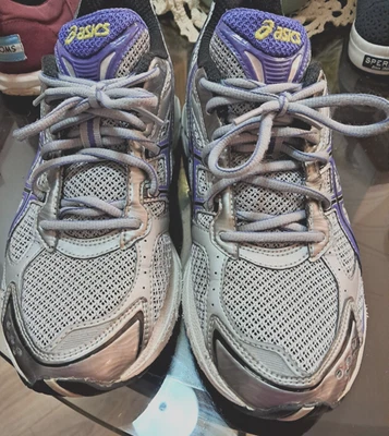 Zapatillas deportivas moradas para mujer Asics Gel Duomax talla 8,5 Foto 1 de 4