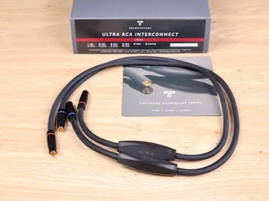 Transparent Audio Ultra G6 highend audio interconnects RCA 1,0 metre - Picture 1 of 3