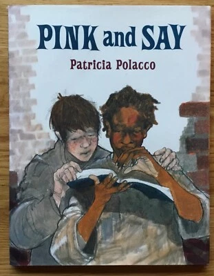 Autographed VG 1994 Hardcover in a DJ Patricia Polacco Pink & Say Civil War - Image 1 of 4