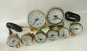 Smiths-52mm-Kit-Temp-Oil-Fuel-Oil Temp Volt +Amp +rpm+speedometer 85 mm - Picture 1 of 4