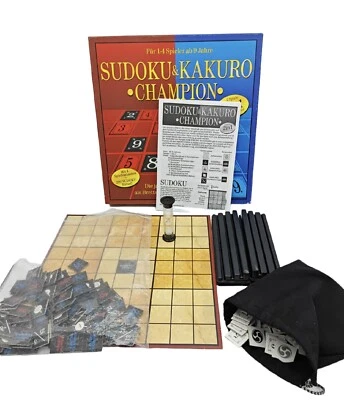 Brettspiel Sudoku und Kakuro Champion 2 Spiele in einer Schachtel Gebraucht - Bild 1 von 4