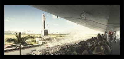 Impresión artística mate Mercedes-Benz W125 1935 Tripoli Grand Prix S/N LE800 19x9 Foto 1 de 3