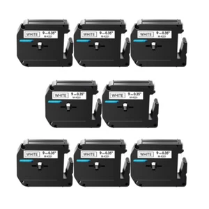 Cinta de casete 8 PK M-K221 negra sobre blanca MK221 apta para Brother P-touch PT-80 3/8" - Imagen 1 de 8