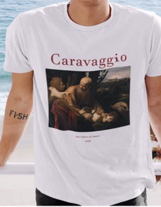 Caravaggio T-Shirt | Sacrifice Of IIsaac | Unisex Premium Baumwolle - Bild 1 von 6