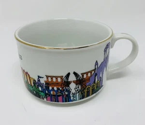 1984 Louisiana World Exposition Mug Gold Rim Soup Cup - Picture 1 of 12