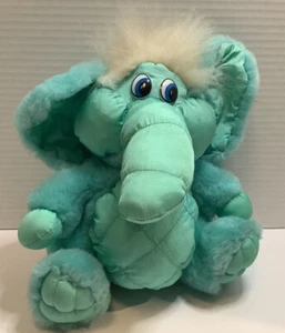 Dandee International Elephant Plush Teal Sits 11" Stuffed Animal toy - Picture 1 of 4
