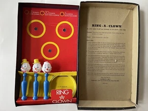 Vintage Cadaco Ring A Clown Ring Toss Action Game 1971 - Picture 1 of 2