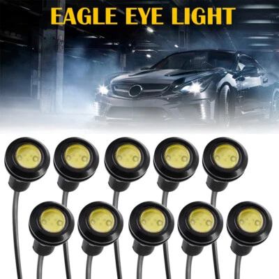 10x White DC 12V Eagle Eye LED Daytime Running DRL Backup Light Car Rock Lamp - Image 1 of 4