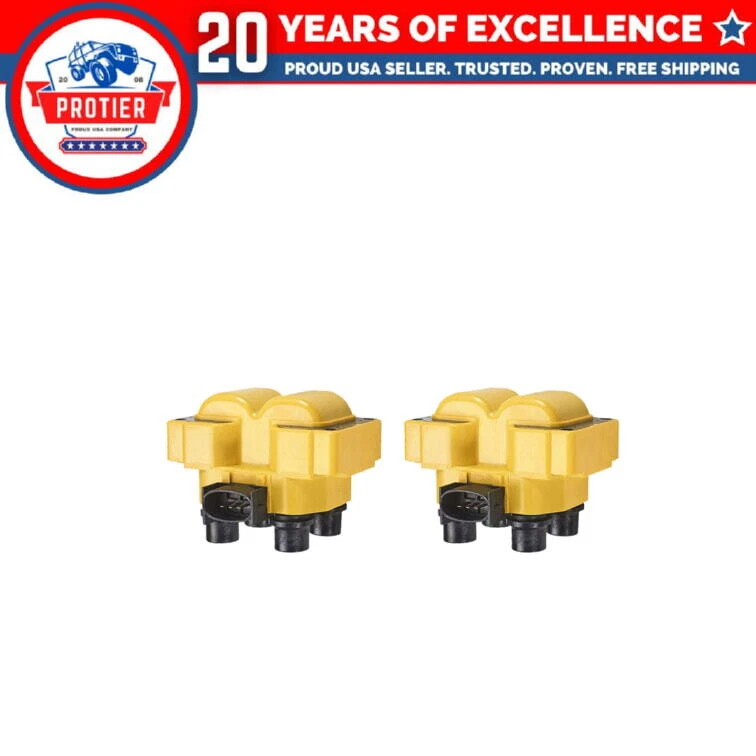 Juego de 2 bobinas de encendido compatibles con Ford F150 F250 Lincoln Mercury Foto 1 de 1