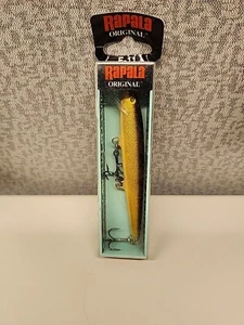 Rapala Original Floating F-11 Gold/Black 4 3/8" Lure New old stock - Picture 1 of 2