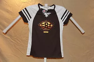 Cleveland Browns NFL Fan Fashion JERSEY/Shirt MAJESTIC Womens Small NWT $50 - Picture 1 of 1