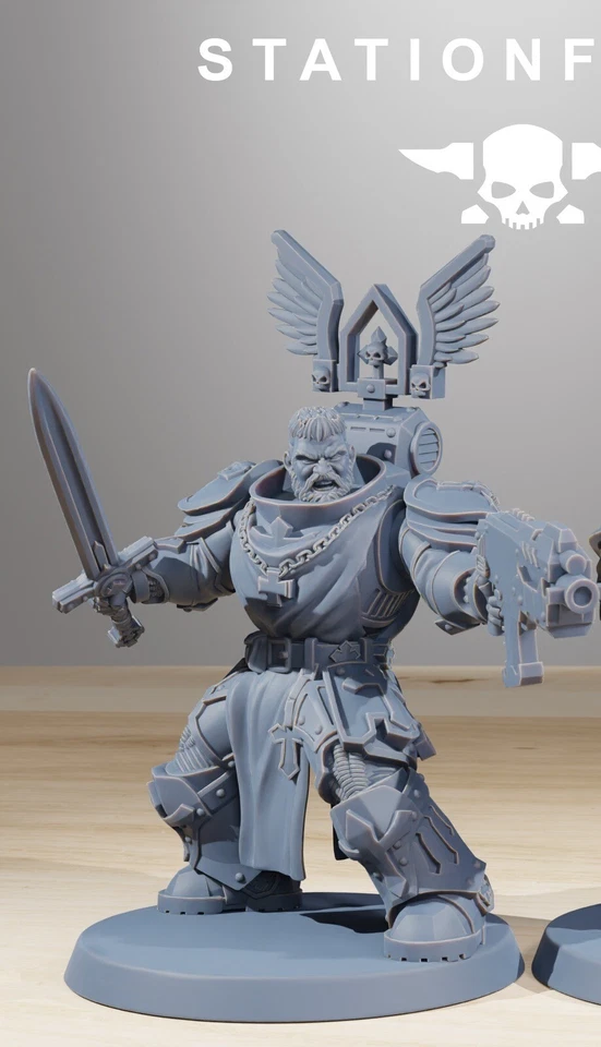 STATION FORGE Socratis Zealots Marine Captain, División Espacial, Stationforge