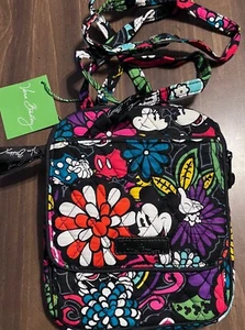 NWT Disney Vera Bradley Mickey Magical Blooms Mini Hipster Crossbody Purse - Picture 1 of 3