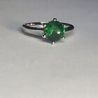 Beautiful Green Stone ring size 4