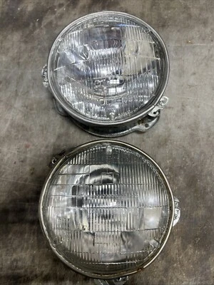 NOS AMC American Motors Ambassador Matador Headlight Bucket Assembly Set Hi Lo - Image 1 of 4