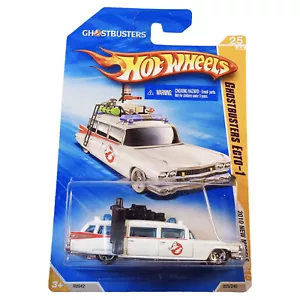 Hot Wheels Ghostbusters Ecto-1 2010 New Models #25 Diecast 1:64 Car Vintage NIP - Picture 1 of 2