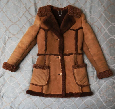 Oh So приятный теплый винтажный ягненка шерсти пальто, отличном состоянии - Изображение 1 из 4