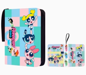 POWERPUFF GIRLS TCG BINDER CARD ALBUM STORAGE BOOK Trading Cards storage 4GRID - Picture 1 of 2