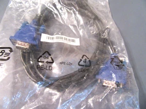 VGA Monitor Stecker Kabel BLAU KABEL FÜR PC TV 6 FUSS, 15 PIN - Bild 1 von 2