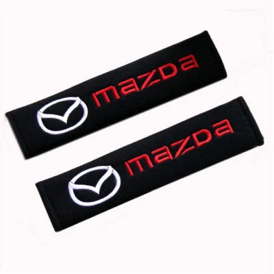 2PC Car Safety Seat Belt Shoulder Pad Cover for Mazda CX5 CX7 MX6 RX7 MX5 3 6 9 Foto 1 de 4
