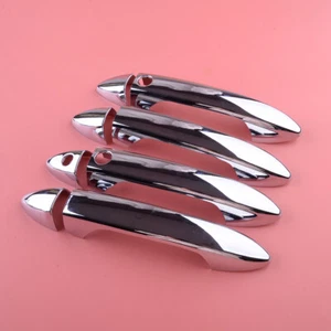 8pcs Chrome ABS Smart Door Handle Cover Trim fit for Honda Pilot 2016 to 2021 - Foto 1 di 4