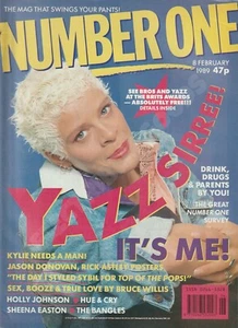 NUMBER ONE MAGAZINE YAZZ KYLIE SHEENA EASTON THE BANGLES FEBRUARY 1989 - Picture 1 of 2
