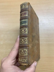 *SELTEN* 1765 "INSTITUTIONS DE GEOMETRIE" VOL 2 FRANZÖSISCHES LEDERBUCH (T4) - Bild 1 von 24