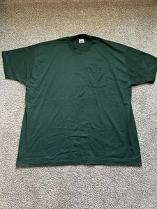 VNTG 90’s B.V.D., Men’s Front Pocket T-Shirt, Emerald Green, Size XXXL - Picture 1 of 5