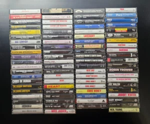 Classic Rock Cassette Tape Lot (U-PICK) *Untested - Picture 1 of 169