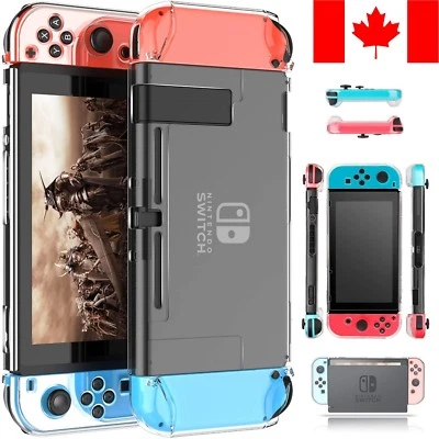 Nintendo Switch Clear Case - Protective Hard Shell Slim Dockable Joy-Con Cover - Image 1 of 4