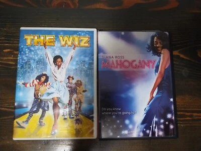 Diana Ross DVD Double Feature: The Wiz 1978 + Mahogany 1975 Richard Pryor  - Image 1 of 4