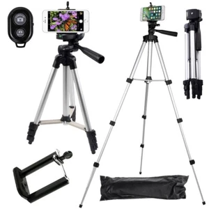 Treppiede per Fotocamera Smartphone Supporto Cavalletto Regolabile + Telecomando - Imagen 1 de 3